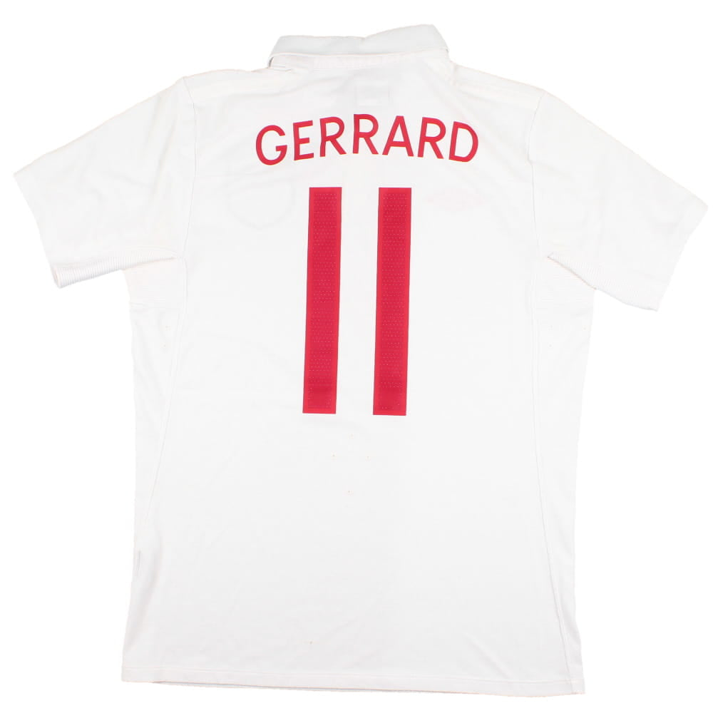 England 2009-10 Home Shirt (M) Gerrard #11 (Excellent)_0