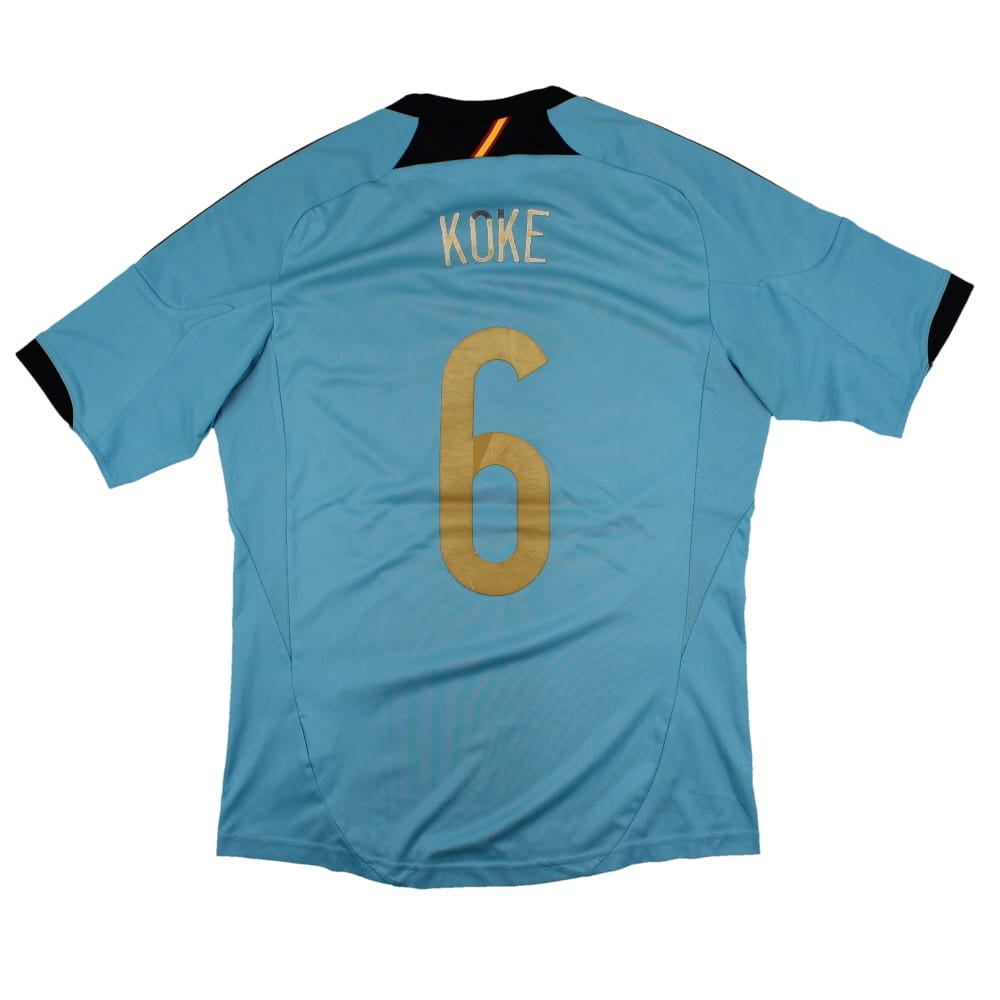 Spain 2012-13 Away Shirt (M) Koke #6 (Good)_0