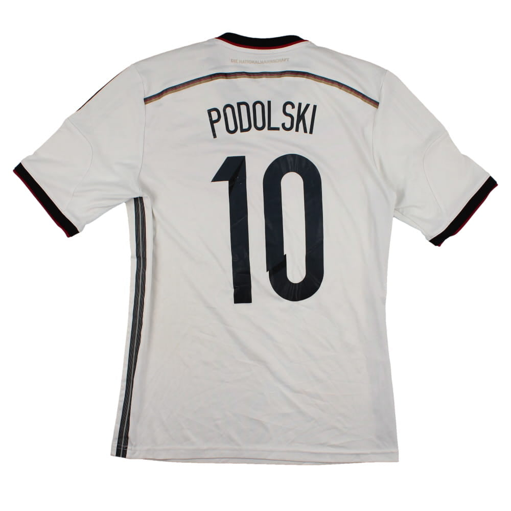 Germany 2014-15 Home Shirt (S) Podolski #10 (Fair)_0