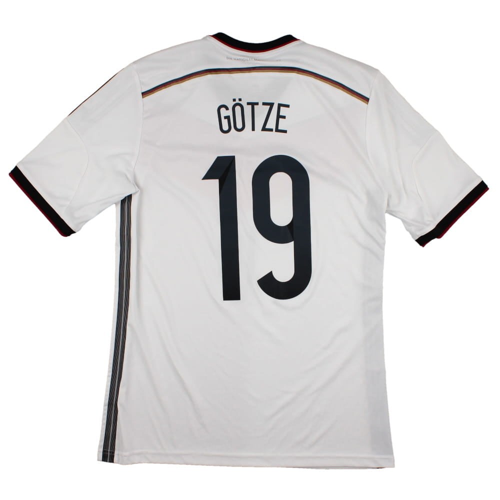 Germany 2014-15 Home Shirt (M) Gotze #19 (Excellent)_0