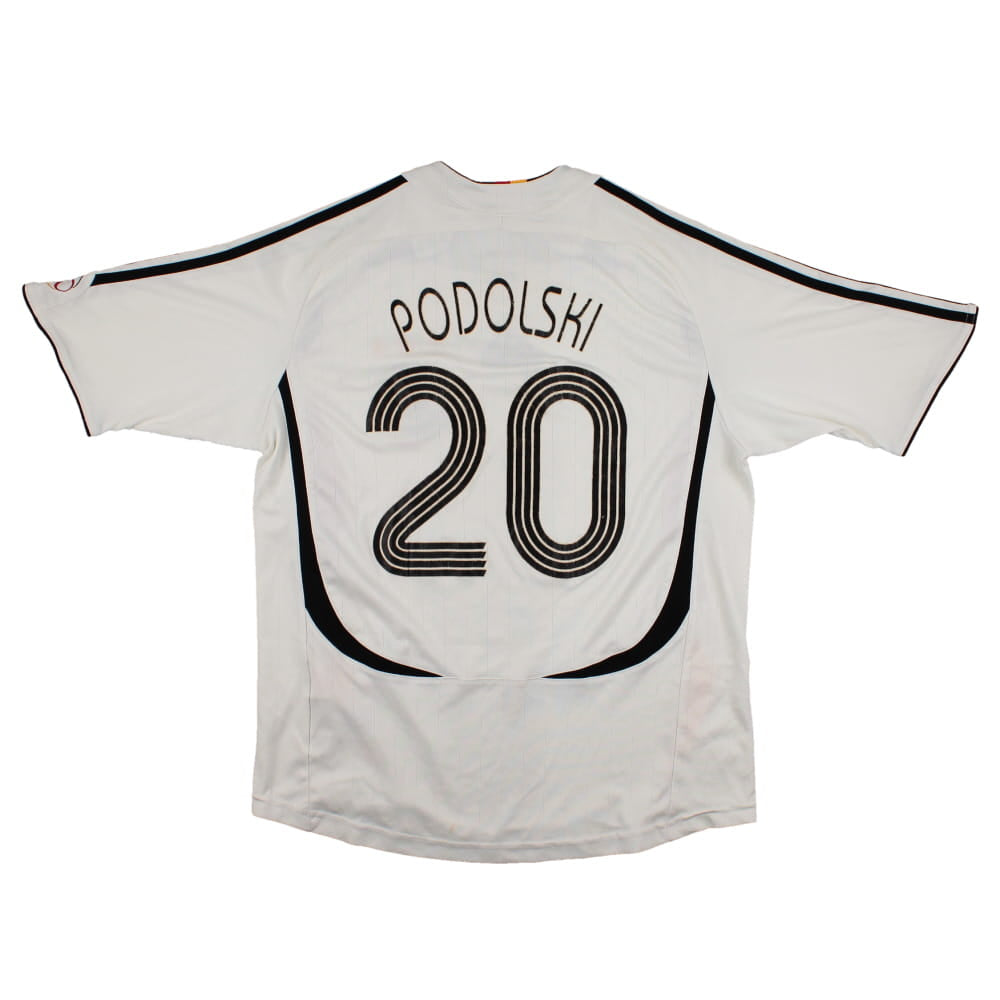 Germany 2006-08 Home Shirt (XLB) Podolski #20 (Good)_0