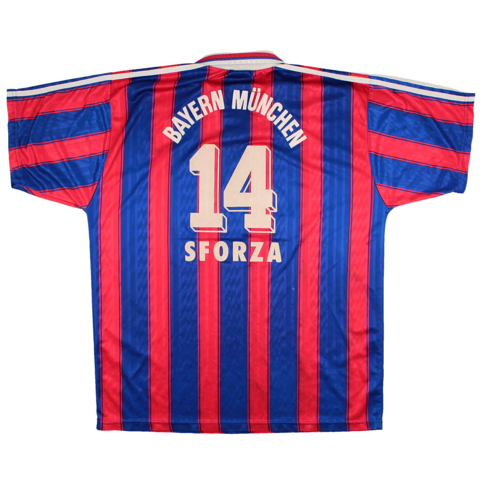 Bayern Munich 1995-97 Home Shirt (XL) Sforza #14 (Very Good)_0