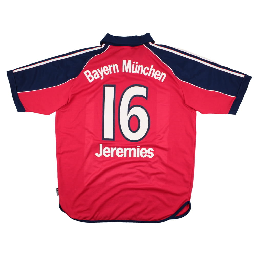 Bayern Munich 1999-01 Home Shirt (M) Jeremies #16 (Excellent)_0