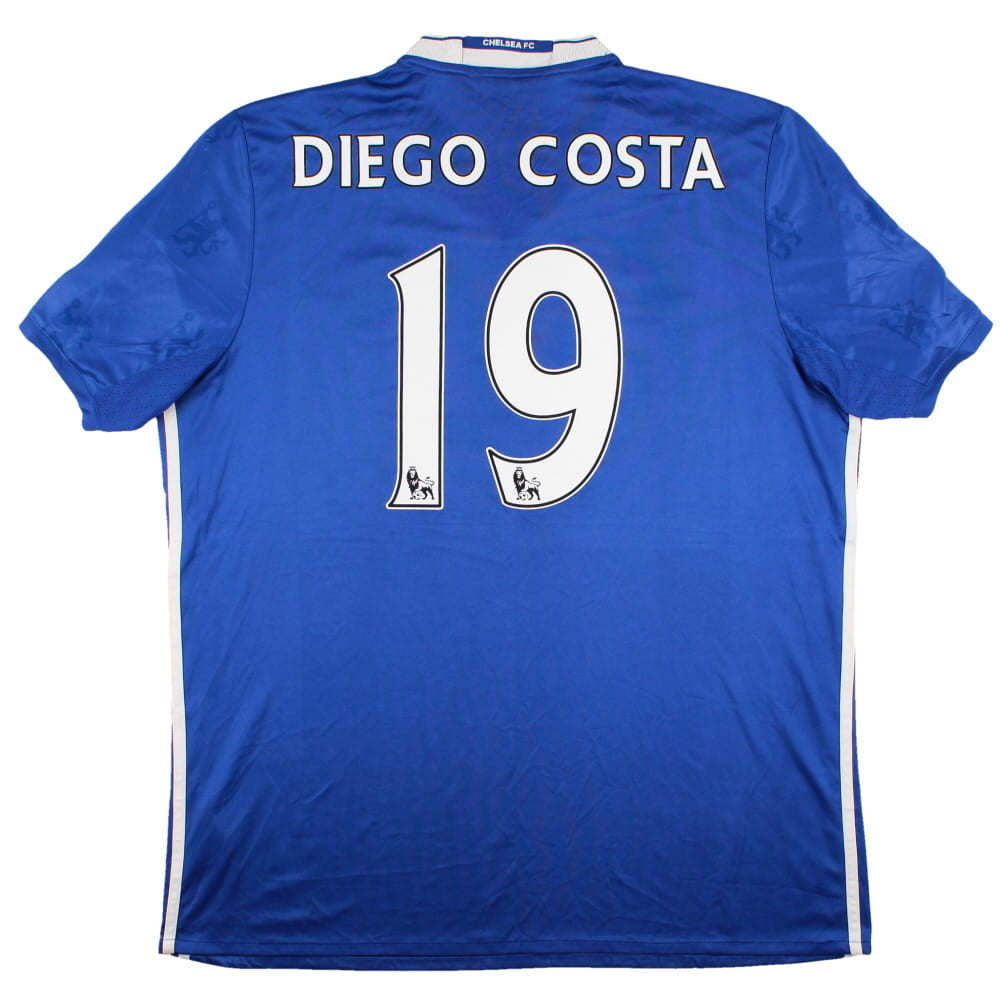 Chelsea 2016-17 Home Shirt (XL) Diego Costa #19 (Excellent)_0