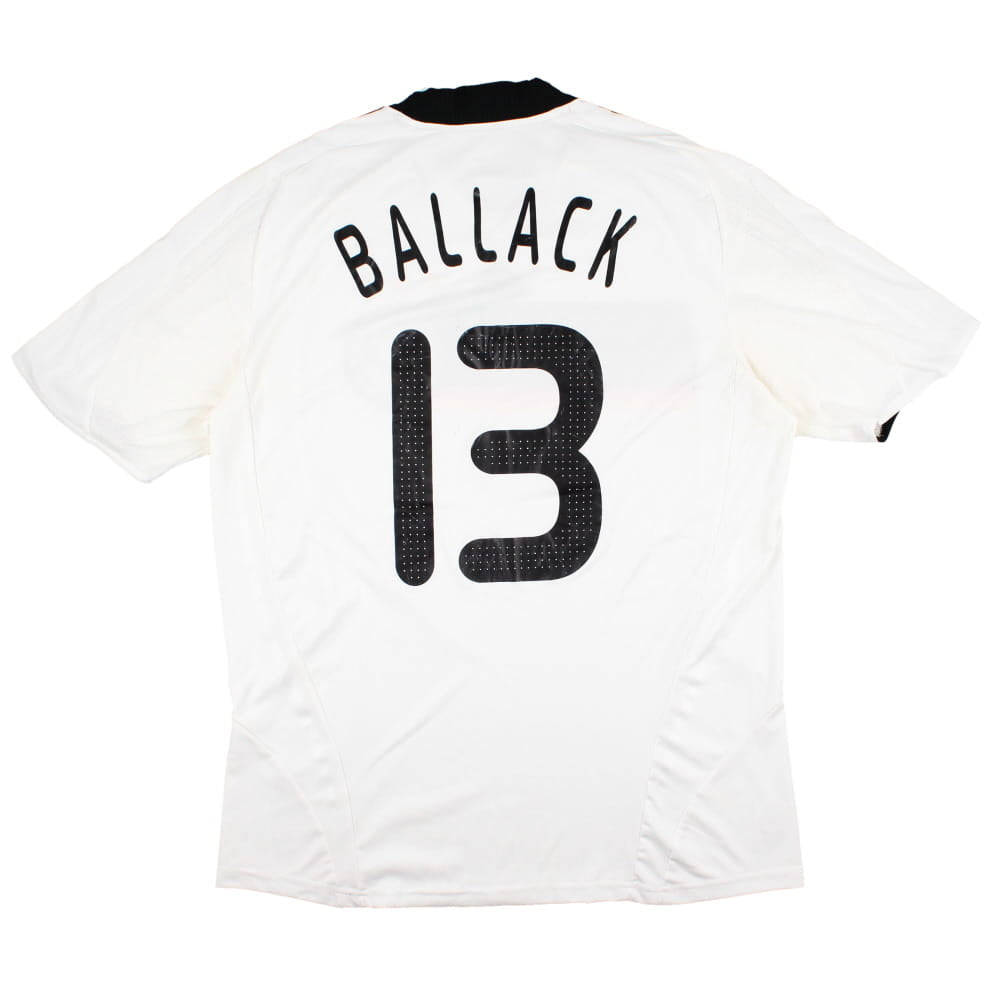 Germany 2008-10 Home Shirt (L) Ballack #13 (Good)_0