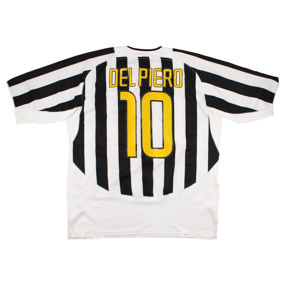 Juventus 2003-04 Home Shirt (XL) Del Piero #10 (Excellent)_0
