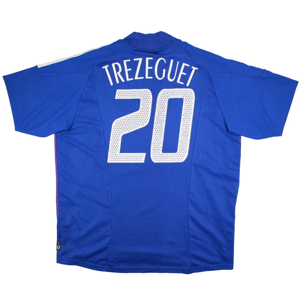 France 2002-04 Home Shirt (XL) Trezeguet #20 (Very Good)_0