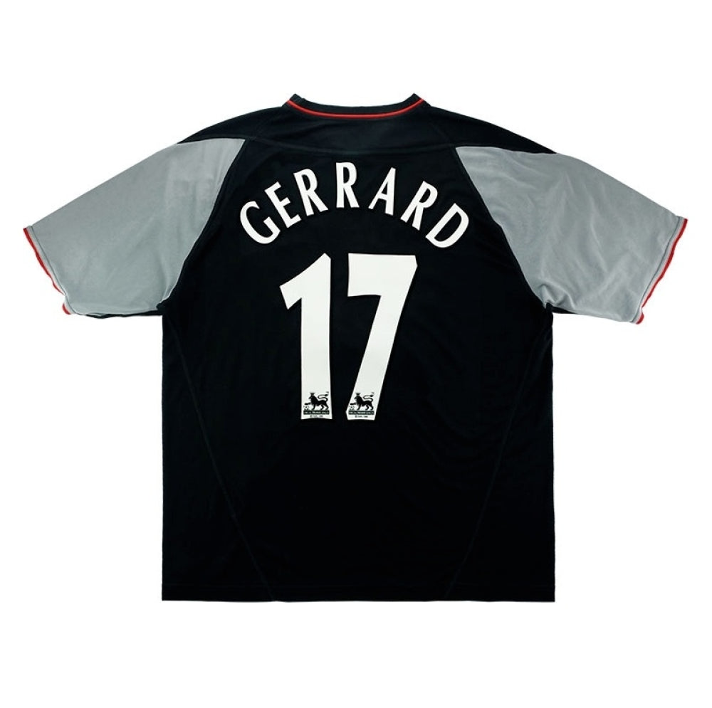 Liverpool 2002-04 Away Shirt (Gerrard #17) (XL) (Good)_0