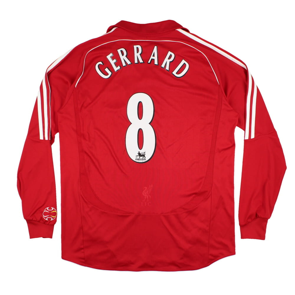 Liverpool 2006-08 Home Long Sleeve Shirt (L) (Excellent)_0