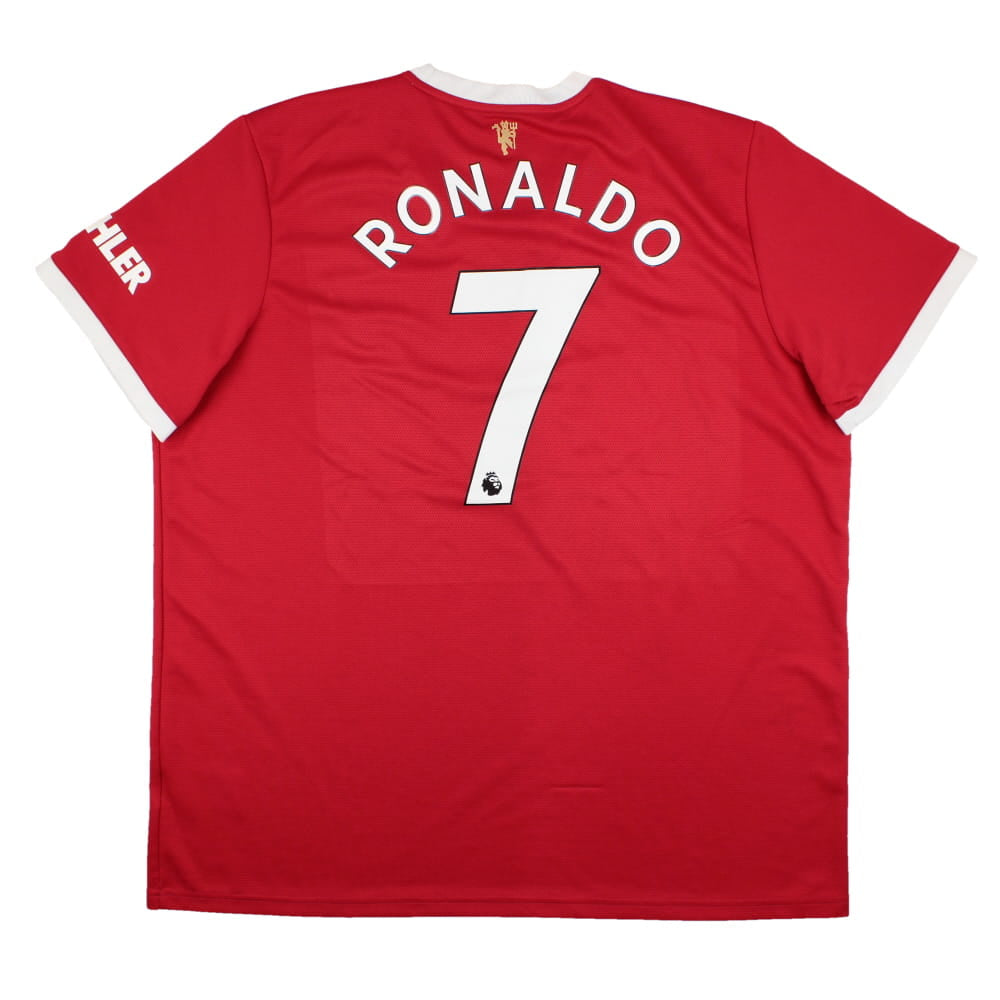 Manchester United 2021-22 Home Shirt (2XL) Ronaldo #7 (Excellent)_0