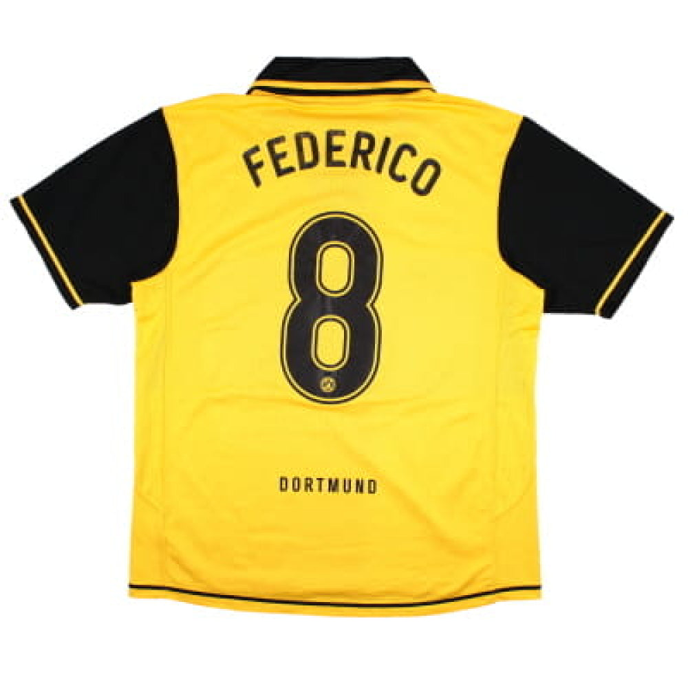 Borussia Dortmund 2007-08 Home Shirt (Federico #8) (L) (Very Good)_0