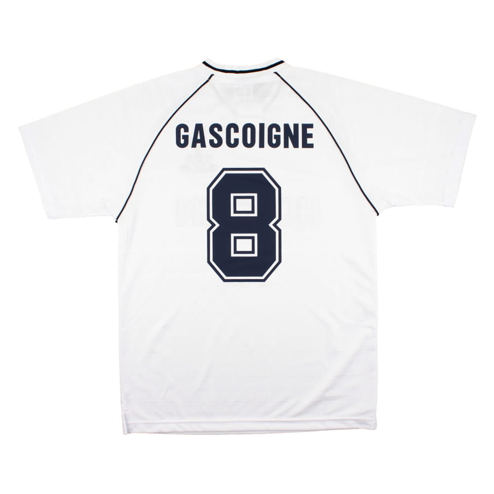 Tottenham 1989-1991 Score Draw Home Shirt (Gascoigne #8) (M) (BNWT)_0