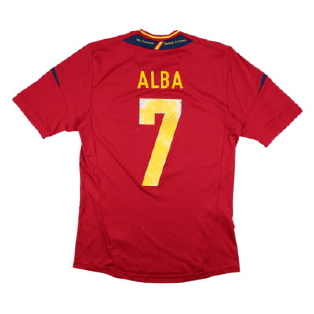 Spain 2012-13 Home Shirt (S) (Good)_0
