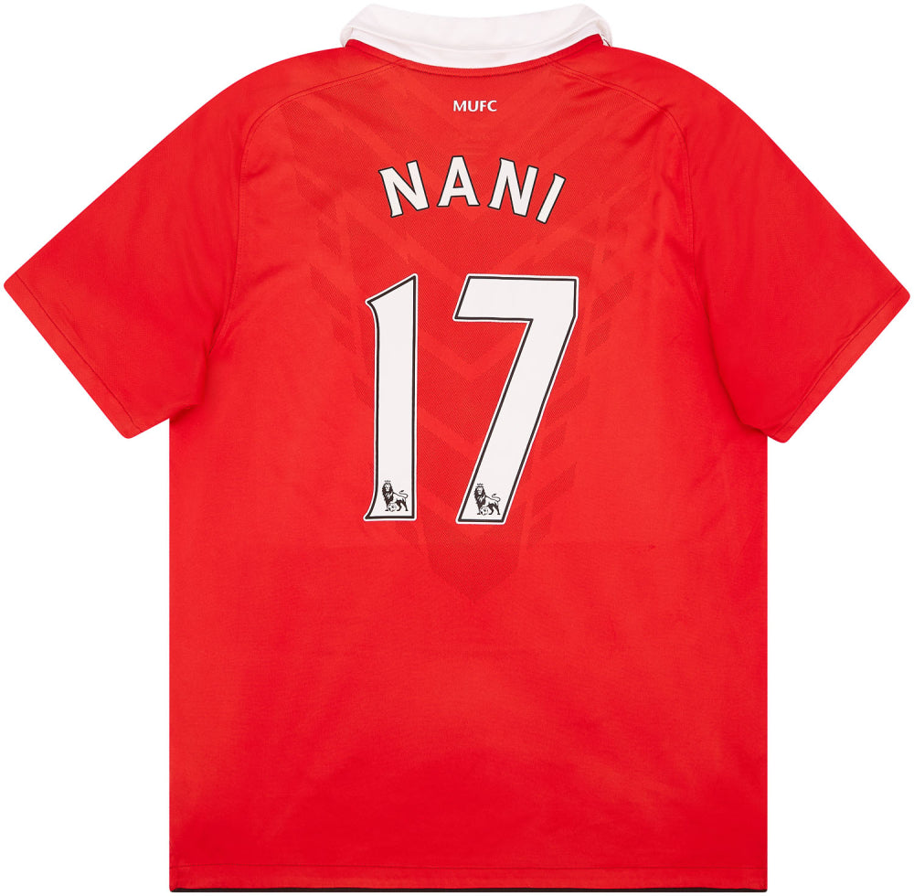 Manchester United 2010-11 Home Shirt (Nani #17) (S) (Very Good)_0