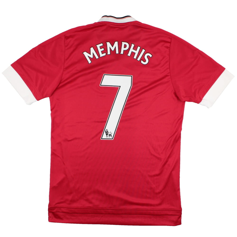 Manchester United 2015-16 Home Shirt (Memphis #7) (2XL) (Excellent)_0