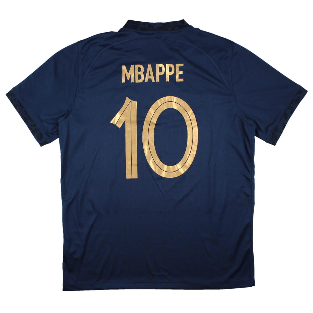 France 2022-23 Home Shirt (L) Mbappe #10 (Excellent)_0