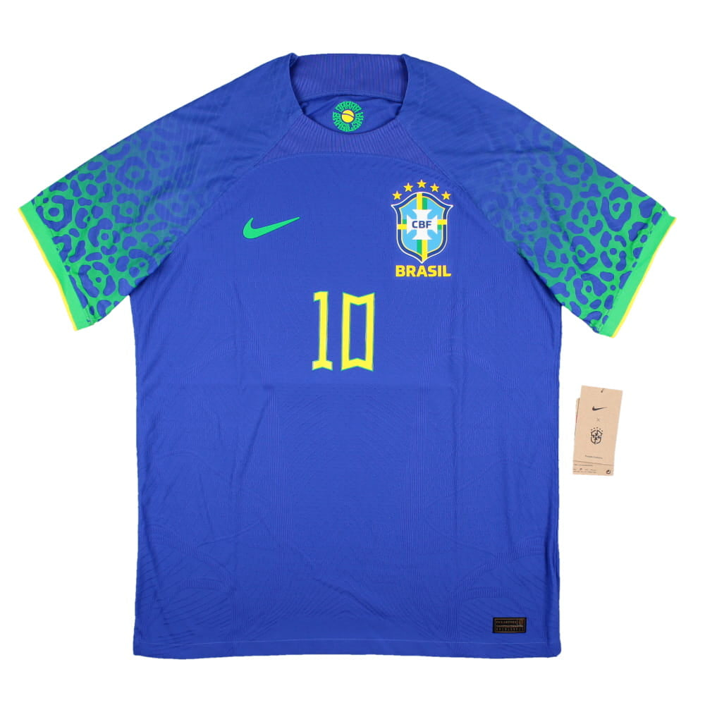 Brazil 2022-23 Away Shirt (L) Neymar #10 (Mint)_1