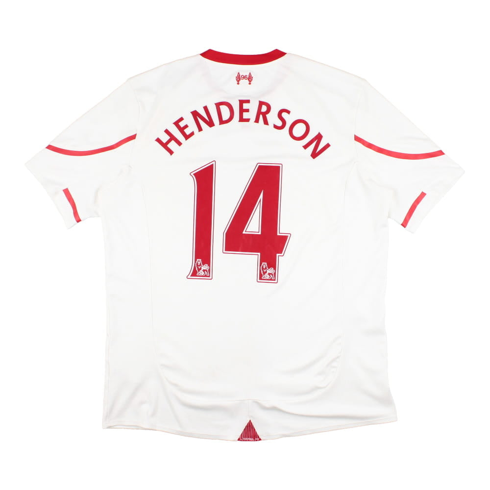 Liverpool 2015-16 Away Shirt (L) Henderson #14 (Fair)_0
