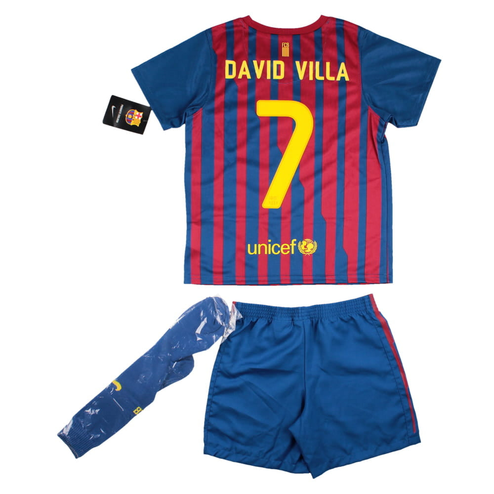 Barcelona 2011-12 Home Infant Kit (Villa #7) (MB) (Mint)_0