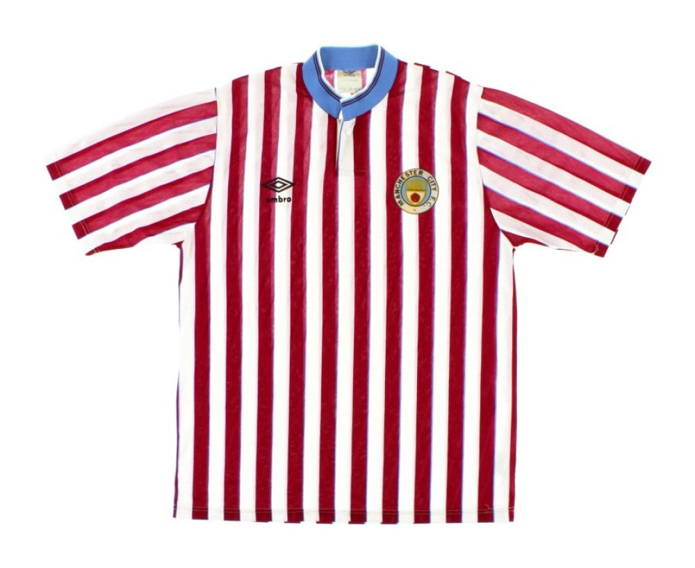 Manchester City 1988-89 Away Shirt (M) (Excellent)_0