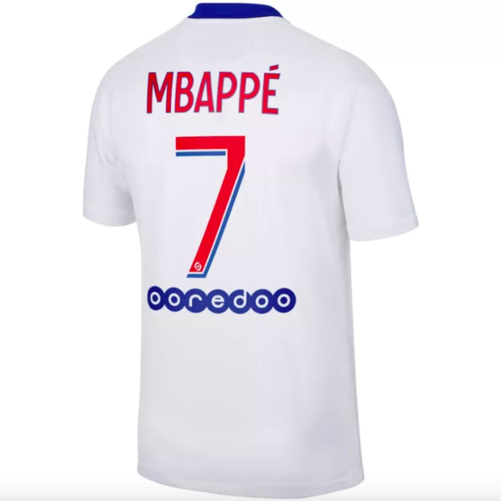 PSG 2020-21 Away Shirt (L) Mbappe #7 (Excellent)_0