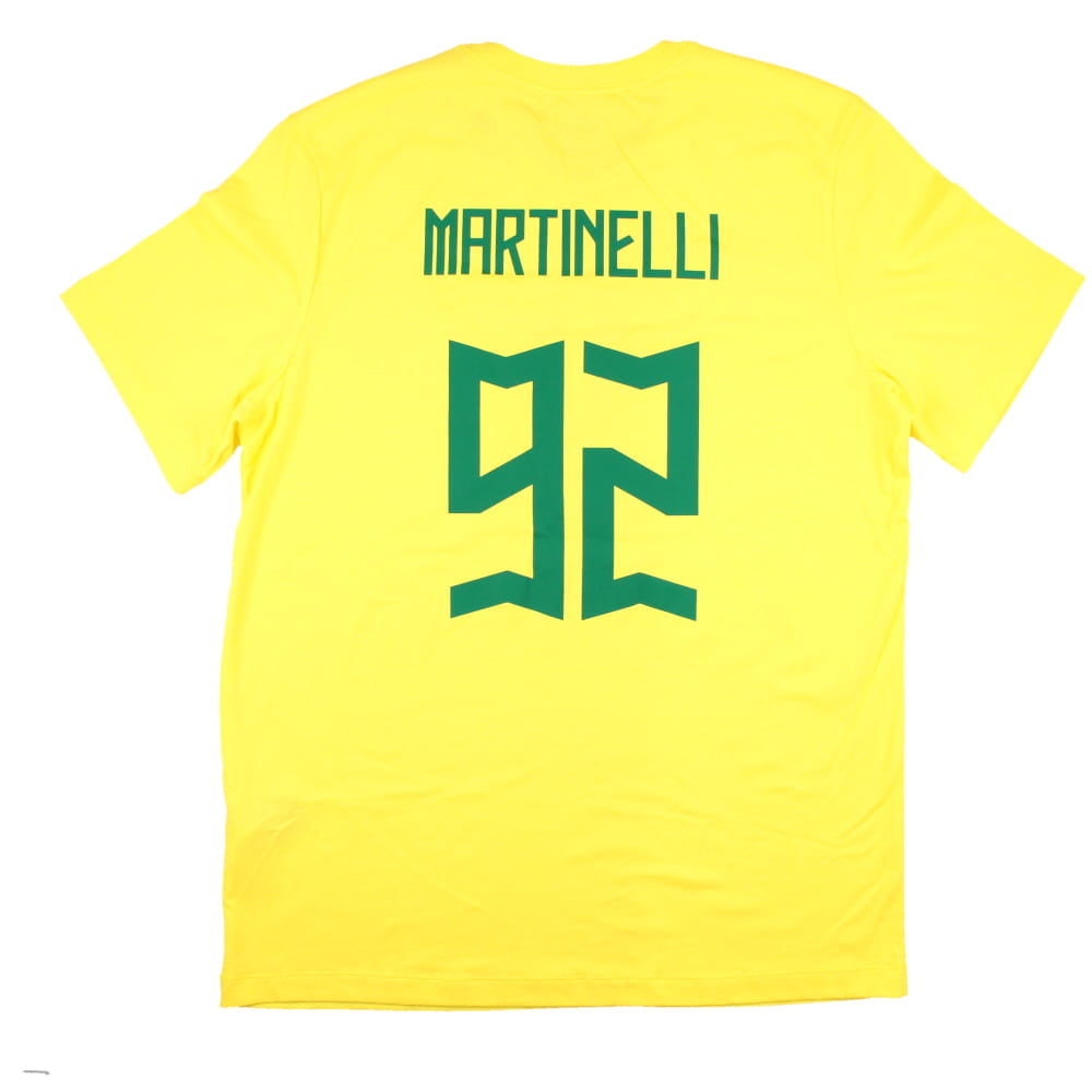Brazil 2023-24 Nike T-Shirt (L) Martinelli #92 (BNWT)_0