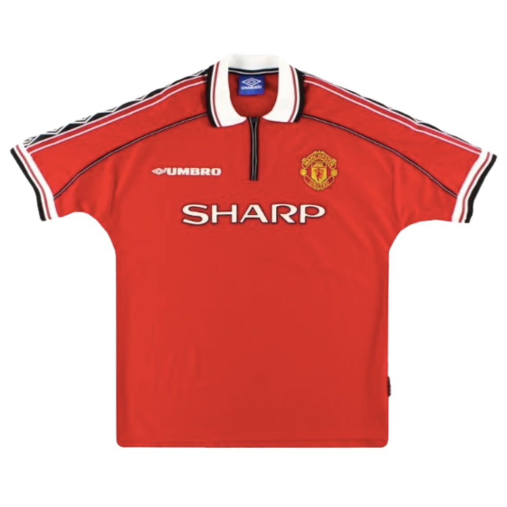 Manchester United 1998-2000 Home Shirt (XXL) (Excellent)_0