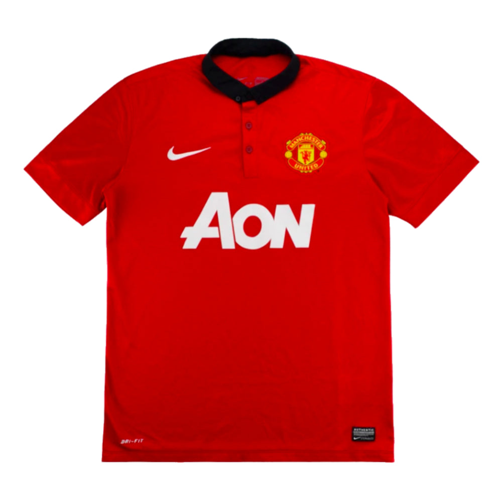 Manchester United 2013-14 Home Shirt (Small) (Very Good)_0