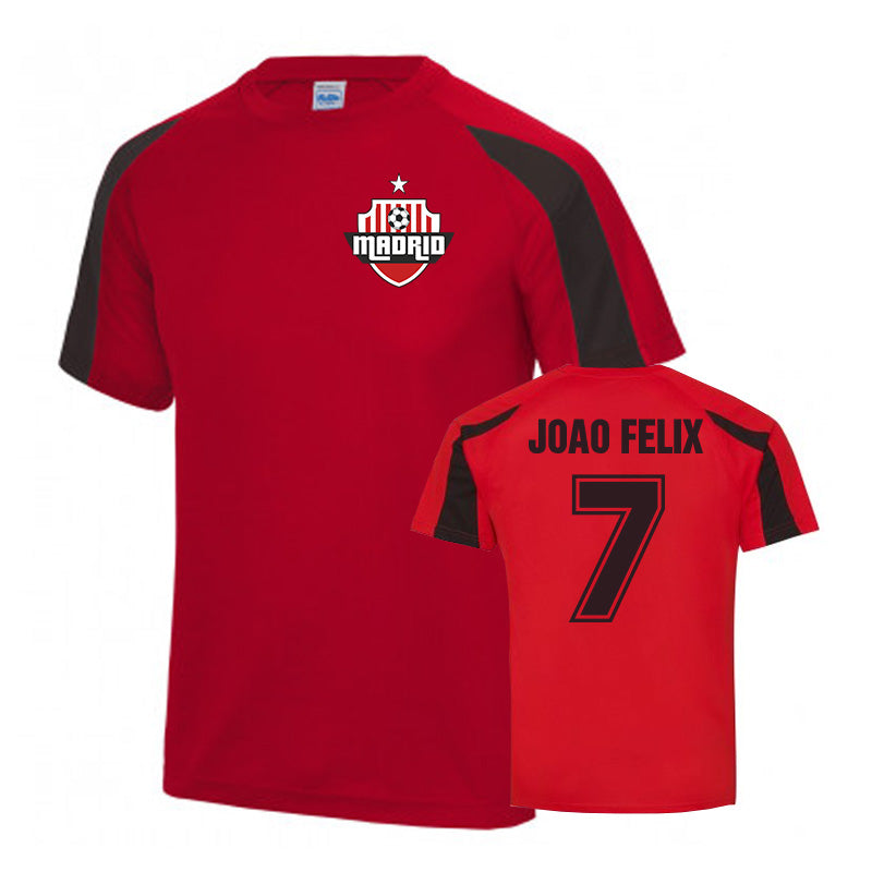 Joao Felix Atletico Madrid Sports Training Jersey (Red)_0