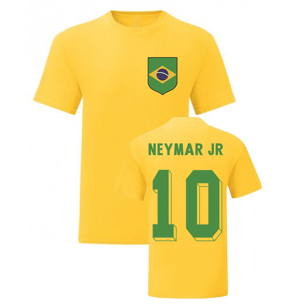 Neymar Jr Brazil National Hero Tee\'s (Yellow)_0