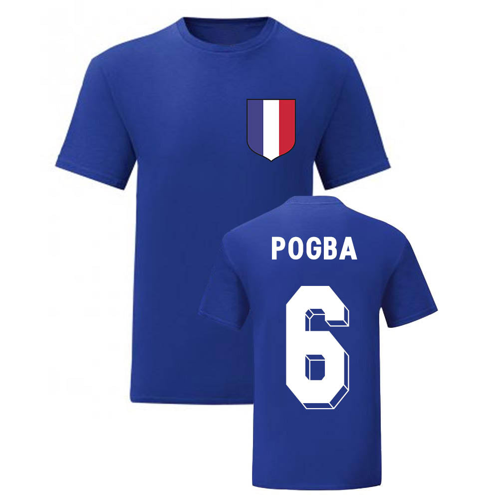 Paul Pogba France National Hero Tee\'s (Blue)_0