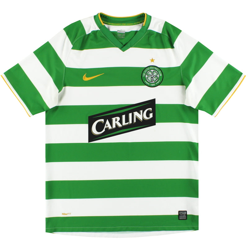 Celtic 2008-10 Home Shirt (M) (Good)_0