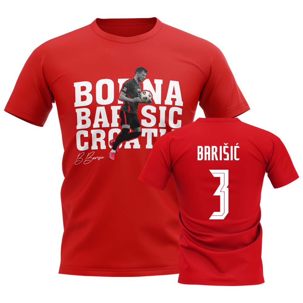 Borna Barisic Croatia Player Tee (Red)_0