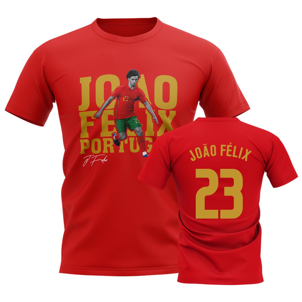 Joao Felix Portugal Player Tee (Red)_0