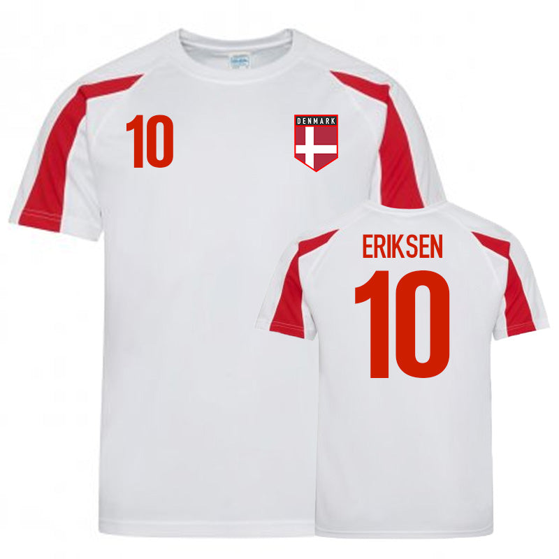 Denmark Sports Training Jersey (Eriksen 10)_0