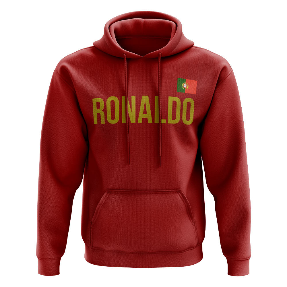 Cristiano Ronaldo Portugal Name Hoody (Red)_0