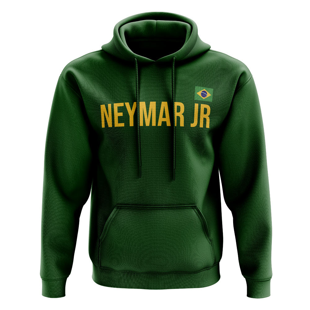 Neymar Jr Brazil Name Hoody (Green)_0