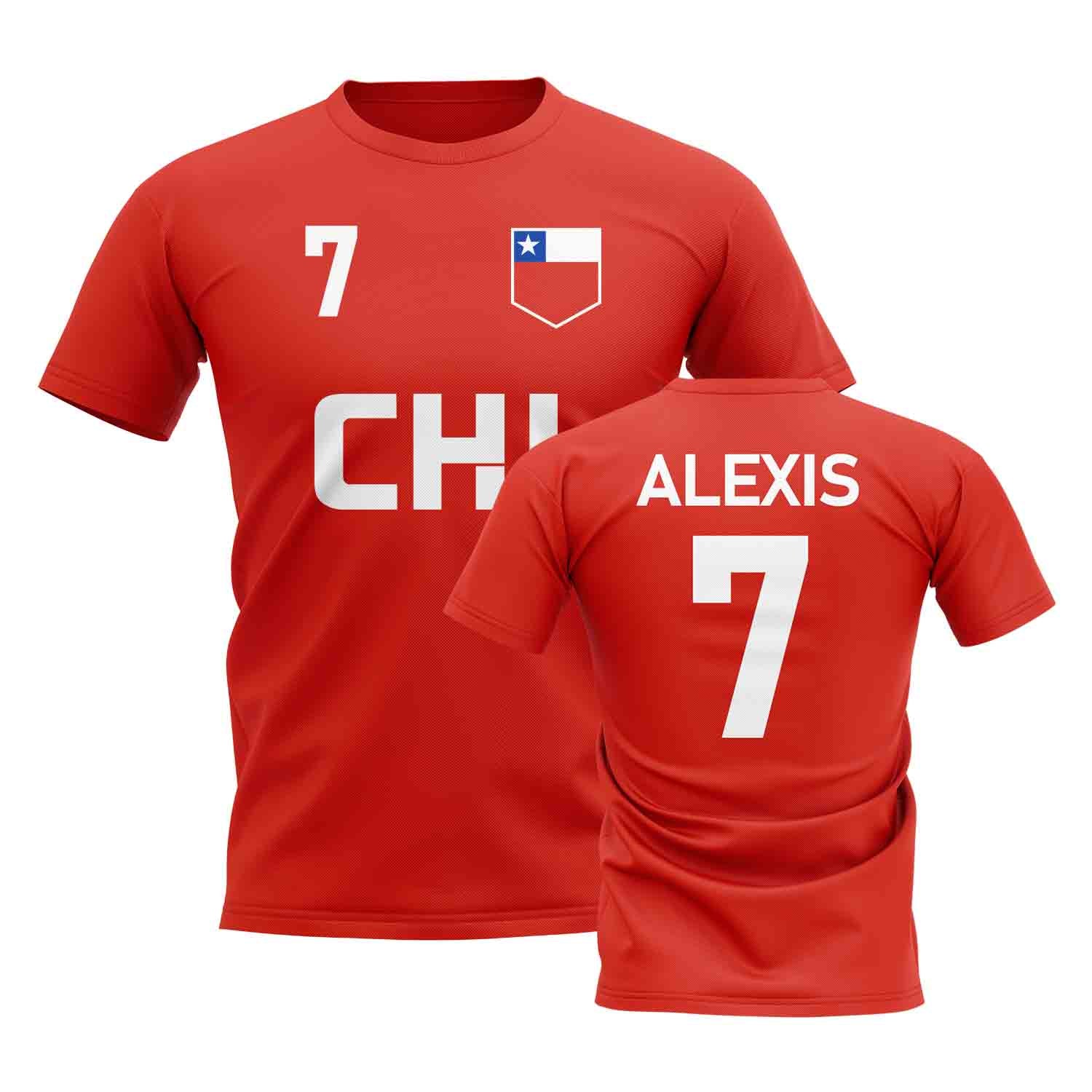Alexis Sanchez Chile Country Code Hero T-Shirt (Red)_0
