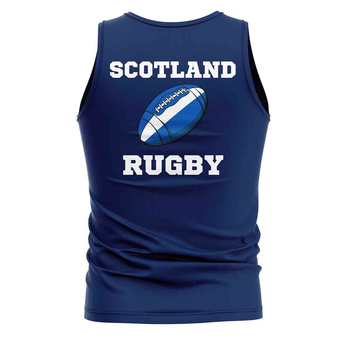 Scotland Rugby Ball Tank Top (Navy)_0