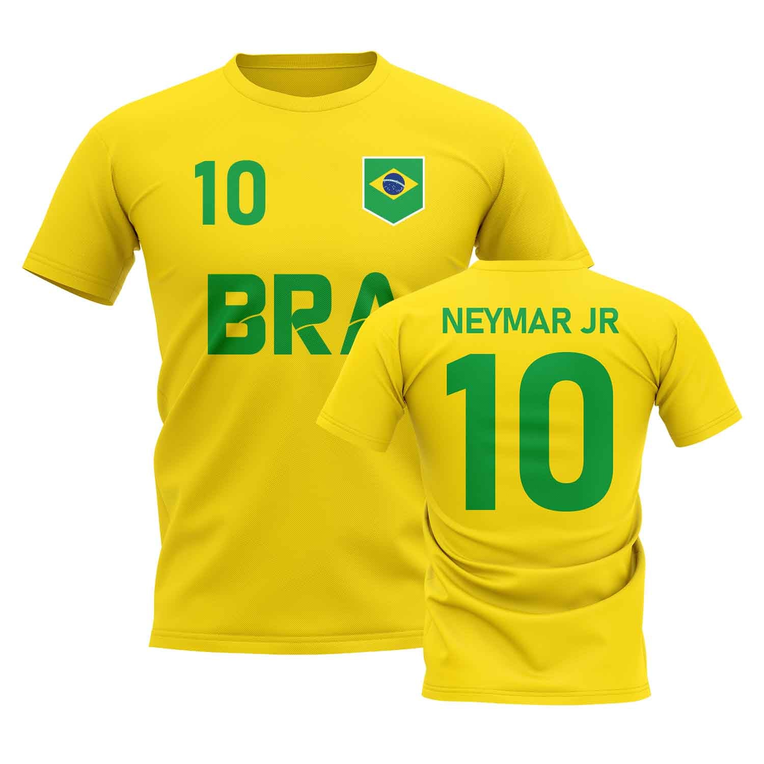Neymar Jr Country Code Hero T-Shirt (Yellow)_0