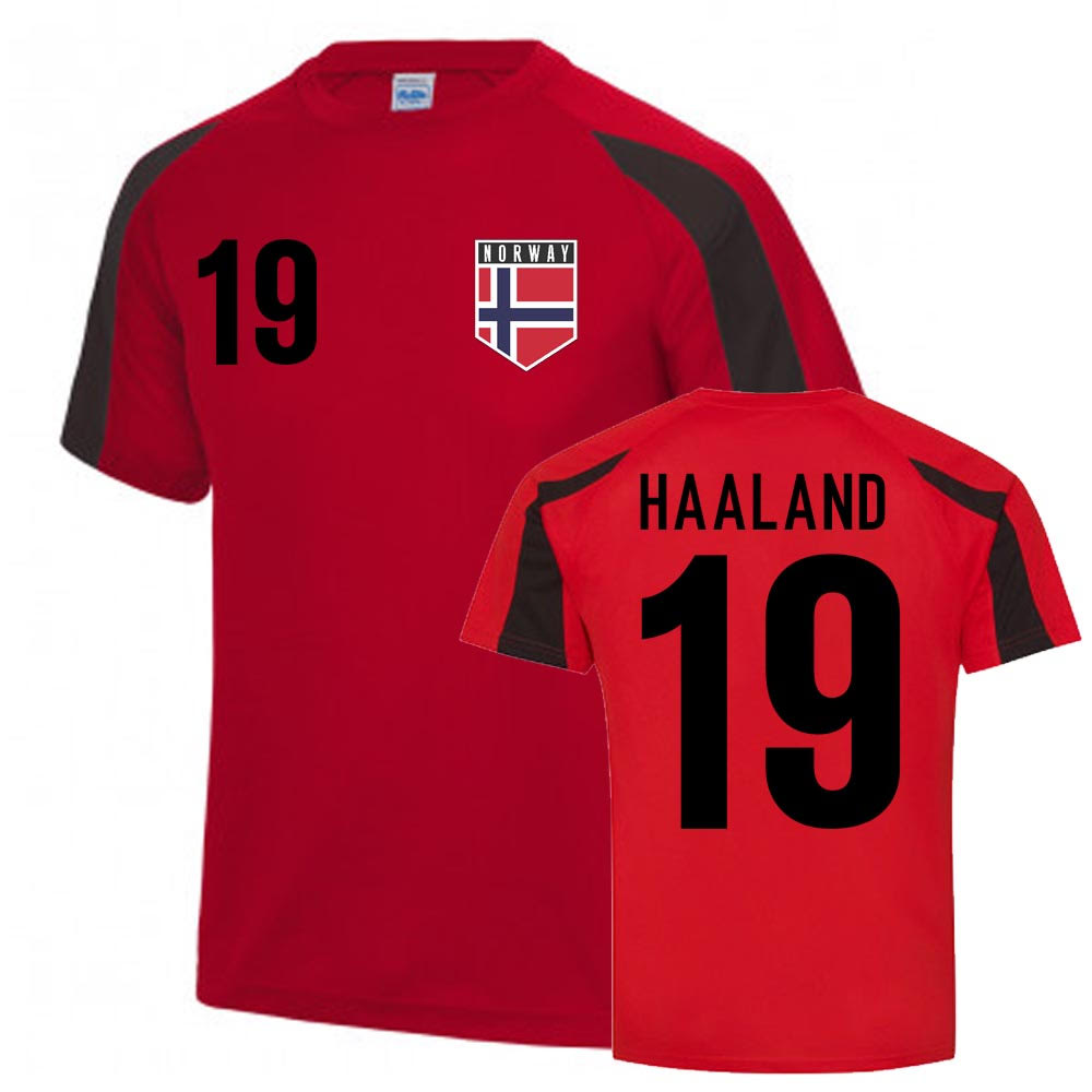 Erling Haaland Norway Sports Training Jersey (Red)_0