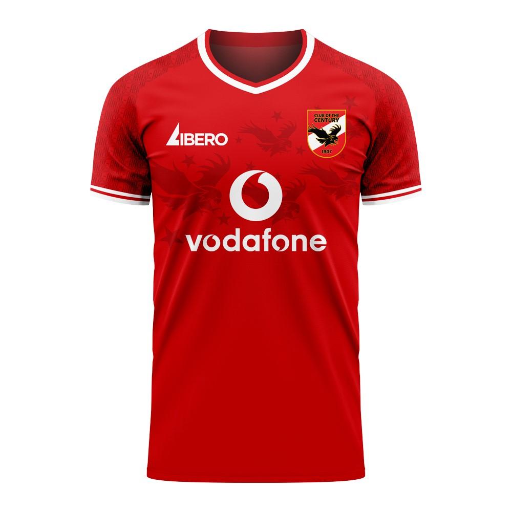 Al Ahly 2023-2024 Home Concept Football Kit (Libero) - Adult Long Sleeve_0
