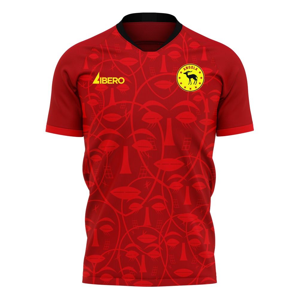 Angola 2023-2024 Home Concept Football Kit (Libero) - Adult Long Sleeve_0