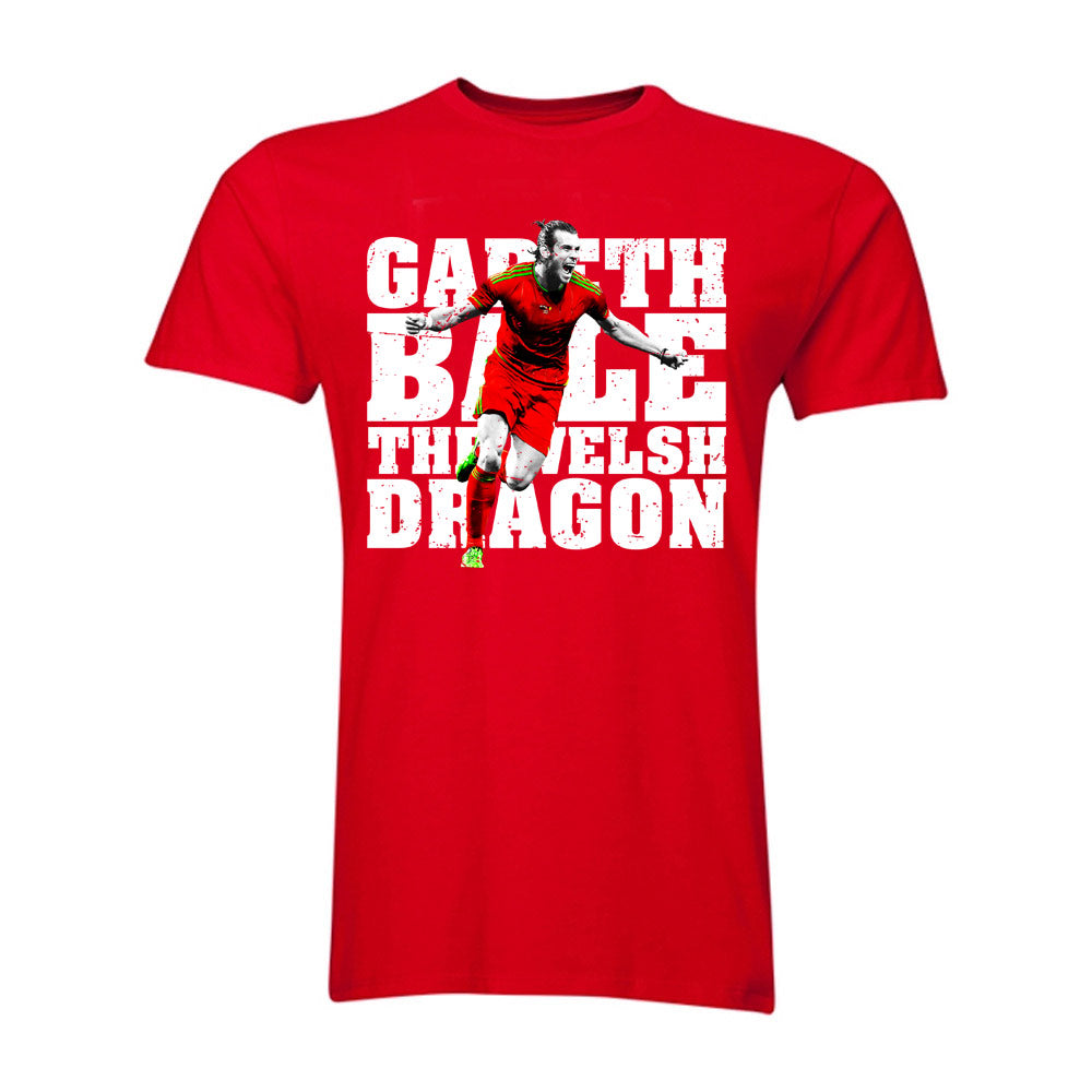 Gareth Bale The Welsh Dragon T-Shirt (Red)_0
