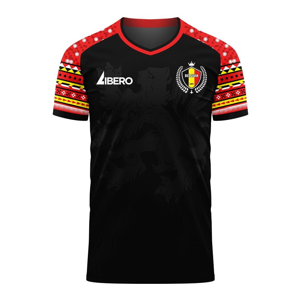Belgium 2023-2024 Away Concept Football Kit (Libero)_0