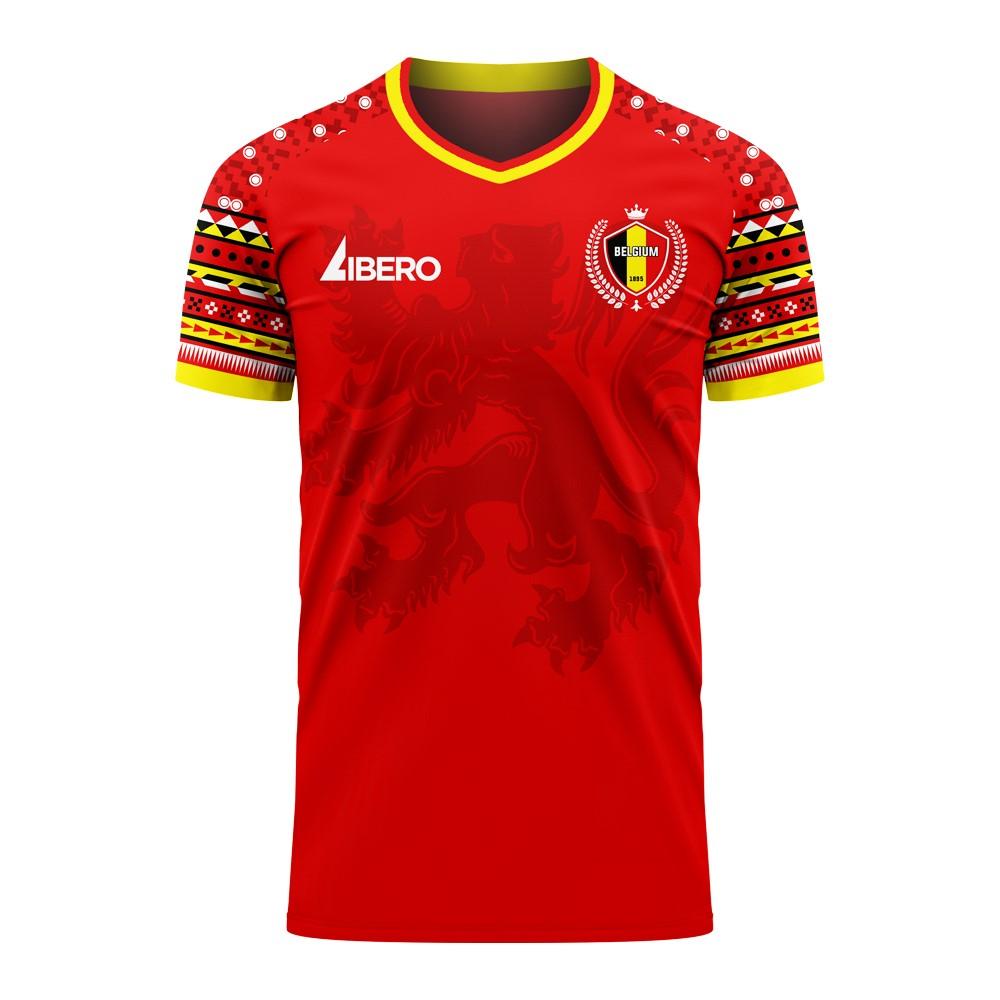 Belgium 2023-2024 Home Concept Football Kit (Libero)_0