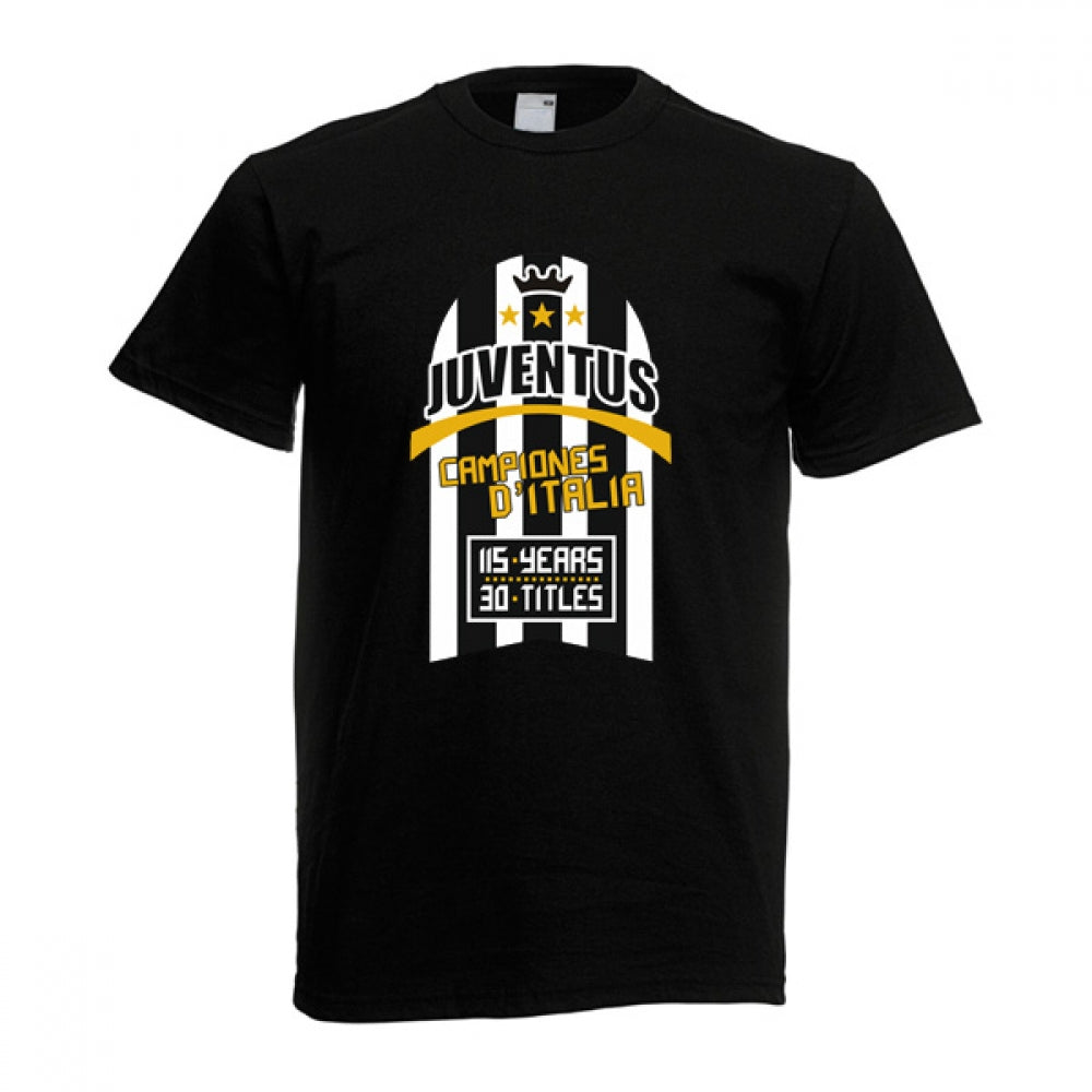 2012 Juventus Champions T-Shirt (Black)_0
