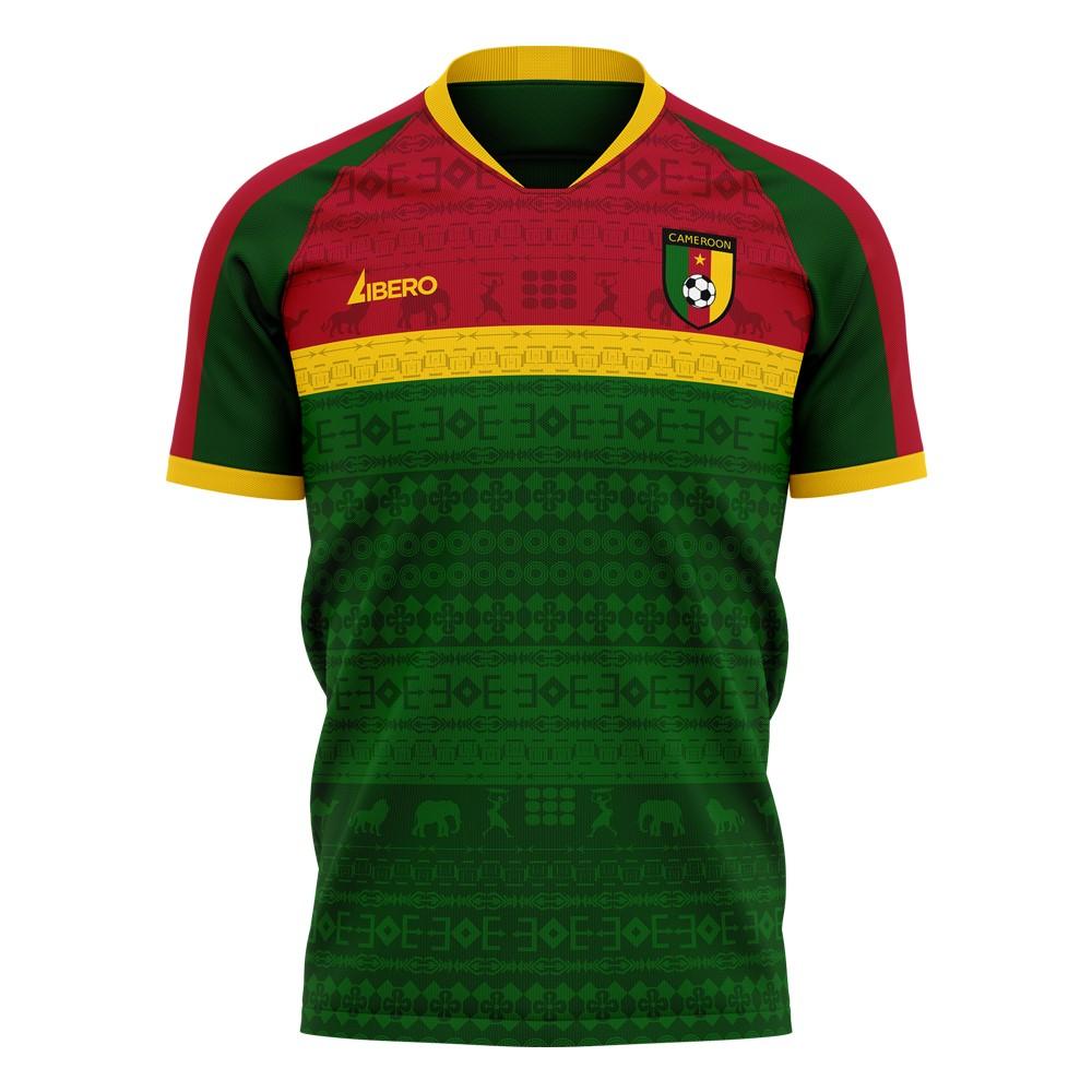 Cameroon 2023-2024 Home Concept Football Kit (Libero)_0