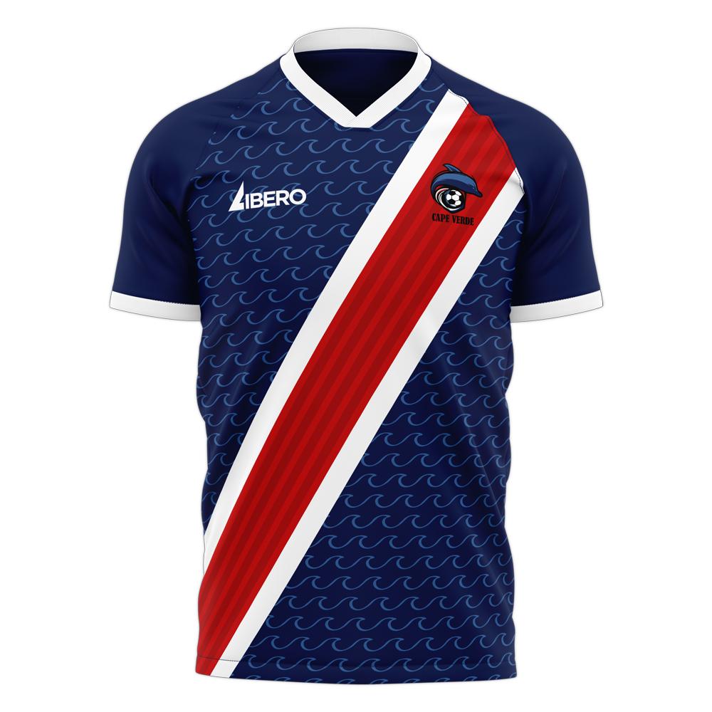 Cape Verde 2023-2024 Home Concept Football Kit (Libero)_0
