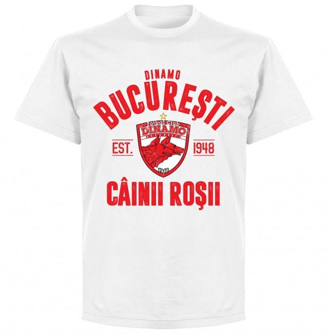 Dinamo Bucharest Established T-shirt - White_0